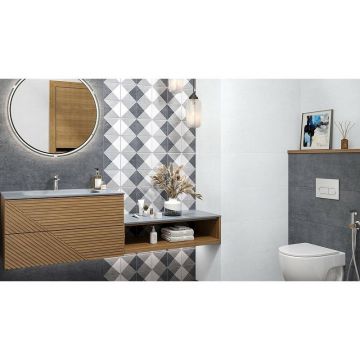 Настенная плитка Alma Ceramica (Альма Керамика) Origami 30х90х0,85 см TWU93ORG27R