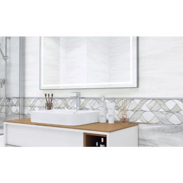 Бордюр Alma ceramica (Альма Керамика) Slate rock 3х60х0,8 см Матовый BWU61UNI808