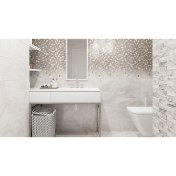 Бордюр Alma ceramica (Альма Керамика) Riola 1,2х74х0,9 см Глянцевый BWM71MET707