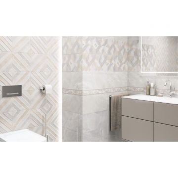 Бордюр Alma ceramica (Альма Керамика) Rivoli 6,7х50х0,75 см Глянцевый BWU53RVL014