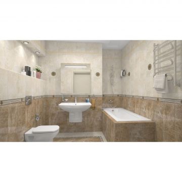 Вставка Ceramica Classic Illyria Cappuccino 5х5 см