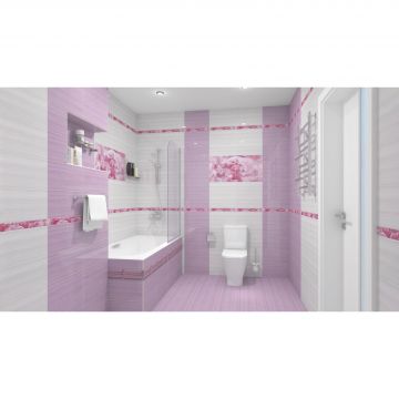 Бордюр Ceramica Classic (Керамика Классик) Peony рельефный br1020D281-1 20х10 см