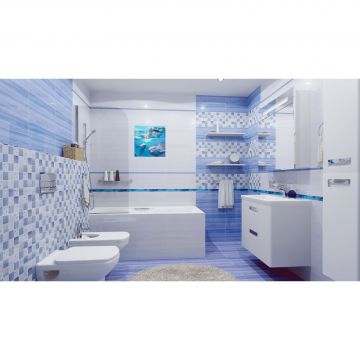 Бордюр Ceramica Classic Bubbles Ultramarine 50х4 см
