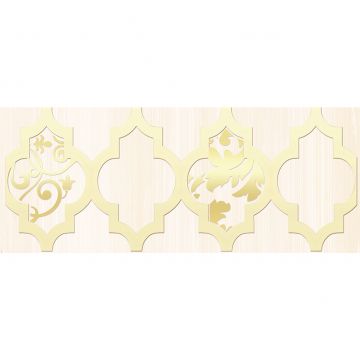 Бордюр Ceramica Classic (Керамика Классик) Buhara 10х25 см Бежевый 05-01-1-93-03-11-679-0