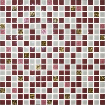 Мозаика Ceramica Classic (Керамика Классик) стекло 1030 миксбордовая - золото 300х300/15/6 см