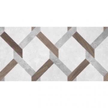 Настенная плитка Laparet (Лапарет) Atlas 20х40 см Серая, Коричневая 00-00-5-08-00-06-2459