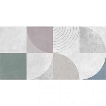 Настенная плитка Laparet (Лапарет) Atlas 20х40 см Серая 00-00-5-08-00-06-2458