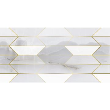 Декор Laparet (Лапарет) Dreams серый 25х50 см, OSC19334092