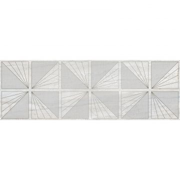 Декор Laparet (Лапарет) Moon светло-серый 25х75 см