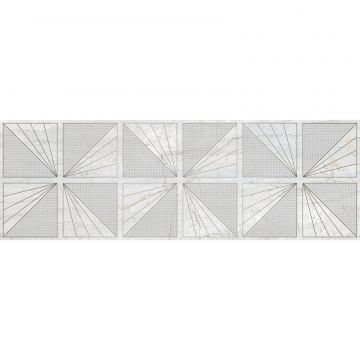 Декор Laparet (Лапарет) Moon светло-серый 25х75 см