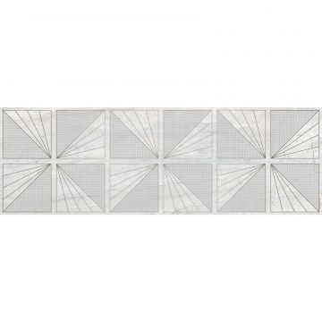 Декор Laparet (Лапарет) Moon светло-серый 25х75 см