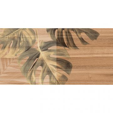 Плитка настенная Laparet (Лапарет) Organic коричневая узор 08-01-15-2454 20х40 см