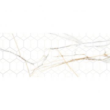 Декор Laparet (Лапарет) Champagne белый 20х50 см