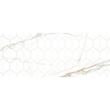 Декор Laparet (Лапарет) Champagne белый 20х50 см