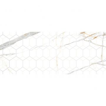 Декор Laparet (Лапарет) Champagne белый 20х50 см