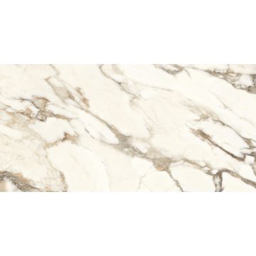 Керамогранит Calacatta Bronze 60х120 см белый полированный