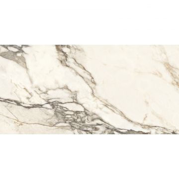 Керамогранит Calacatta Bronze 60х120 см белый полированный