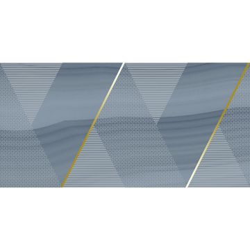 Декор Laparet Space синий 25х50 см