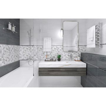 Плитка настенная Laparet Anais светлая 34093 25х50 см