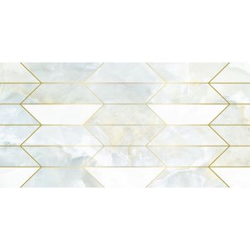 Декор Laparet (Лапарет) Sky голубой 25х50 см, OSA19334049