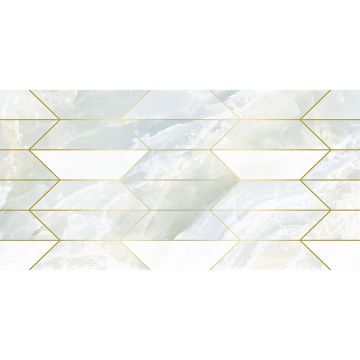 Декор Laparet (Лапарет) Sky голубой 25х50 см, OSA19334049