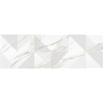 Декор Laparet (Лапарет) Balance белый 25х75 см