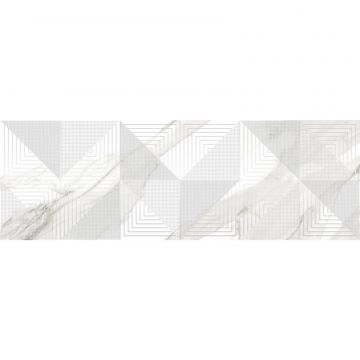 Декор Laparet (Лапарет) Balance белый 25х75 см