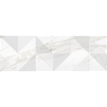 Декор Laparet (Лапарет) Balance белый 25х75 см