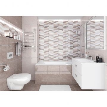 Плитка настенная Laparet (Лапарет) Savoy бежевая мозаика 08-00-11-2461 20х40 см