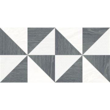 Декор Laparet (Лапарет) Mania Anais серый 25х50 см, OSB19434054