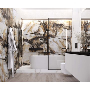 Керамогранит Laparet (Лапарет) Skat Gold 80х160 см Металлизированный