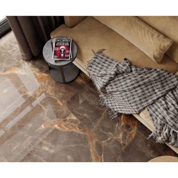 Керамогранит Laparet (Лапарет) Nebula Brown 80х80 см Полированный