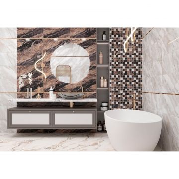 Плитка керамическая Laparet (Лапарет) Disco настенная белая 18-00-00-3626 30х60 см