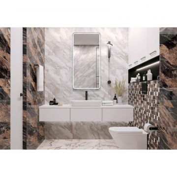 Плитка керамическая Laparet (Лапарет) Disco Мозаика микс коричневая 29,7х29,7 см