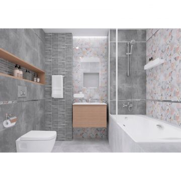 Плитка керамическая Laparet (Лапарет) Etnis настенная коричневая 18-01-15-3646 30х60 см