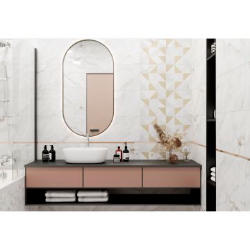 Плитка керамическая Laparet (Лапарет) Dune настенная белая 18-00-00-3627 30х60 см