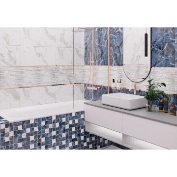 Плитка керамическая Laparet (Лапарет) Laurel Декор белый 18-03-00-3608-1 30х60 см