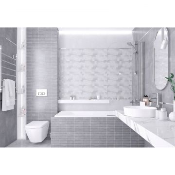 Плитка керамическая Laparet (Лапарет) Moby Мозаика серая 28,6х29,8 см