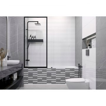 Плитка керамическая Laparet (Лапарет) Rubio настенная светло-серая 18-00-06-3618 30х60 см