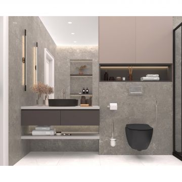 Керамогранит Laparet (Лапарет) Capri Gris 60х60 см Серый Сатинированный Карвинг