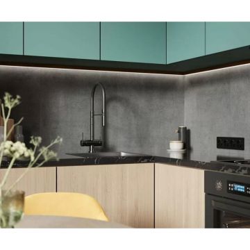 Керамогранит Laparet (Лапарет) Carbon grafito 60х60 см Темно-серый матовый