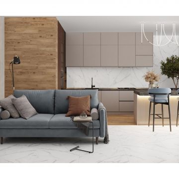 Керамогранит Laparet (Лапарет) Carrara Prestige 80x80 см Белый Лаппатированный