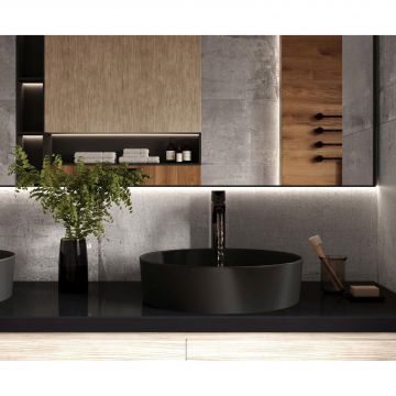 Керамогранит Laparet (Лапарет) Cemento Grigio 60x60 см Серый Матовый Карвинг