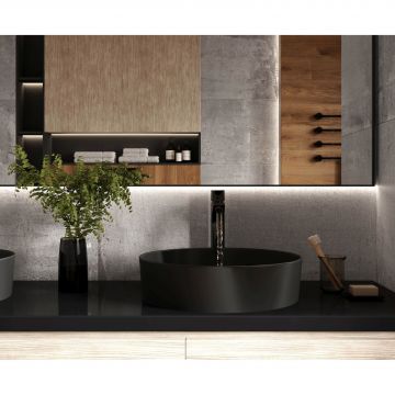 Керамогранит Laparet (Лапарет) Cemento Grigio 60x60 см Серый Матовый Карвинг