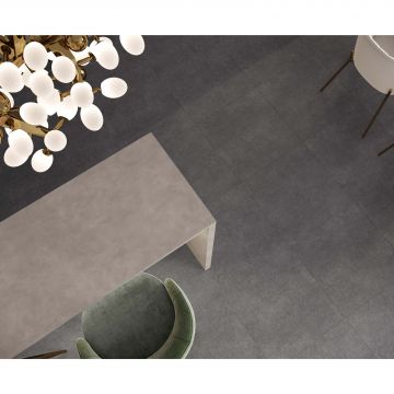 Керамогранит Laparet (Лапарет) Code Ash 60х60 см Темно-серый матовый