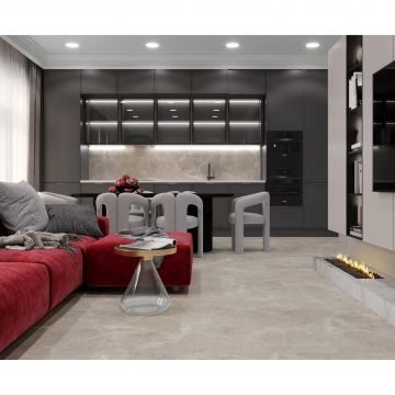Керамогранит Laparet Dacota Grey 80x80 см Серый Лаппатированный