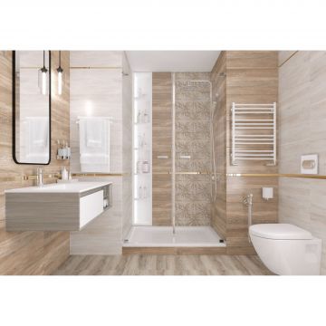 Настенная плитка Laparet (Лапарет) Flint 30х60 см Табачный 18-01-17-3632