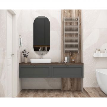 Керамогранит Laparet (Лапарет) Forenza Bianco 60х120 см Светло-серый Сатинированный Карвинг