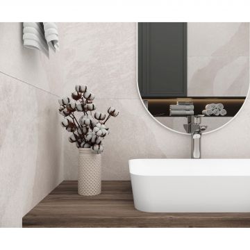 Керамогранит Laparet (Лапарет) Forenza Bianco 60х120 см Светло-серый Сатинированный Карвинг