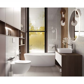 Керамогранит Laparet (Лапарет) French Smoke 60х120 см Светло-серый Полированный